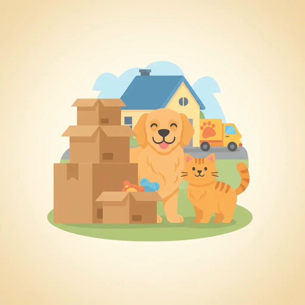 List of recommendations when moving with pets